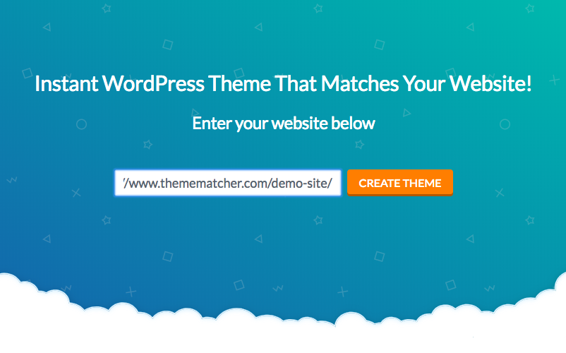 Enter URL into ThemeMatcher.com